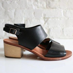 8/25 LAST DAY📦 RACHEL COMEY Black Tulip Sandal Blook Heel - 7